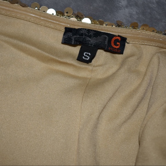 G by Guess Gold Sequence Mini Dress - Picture 3 of 5